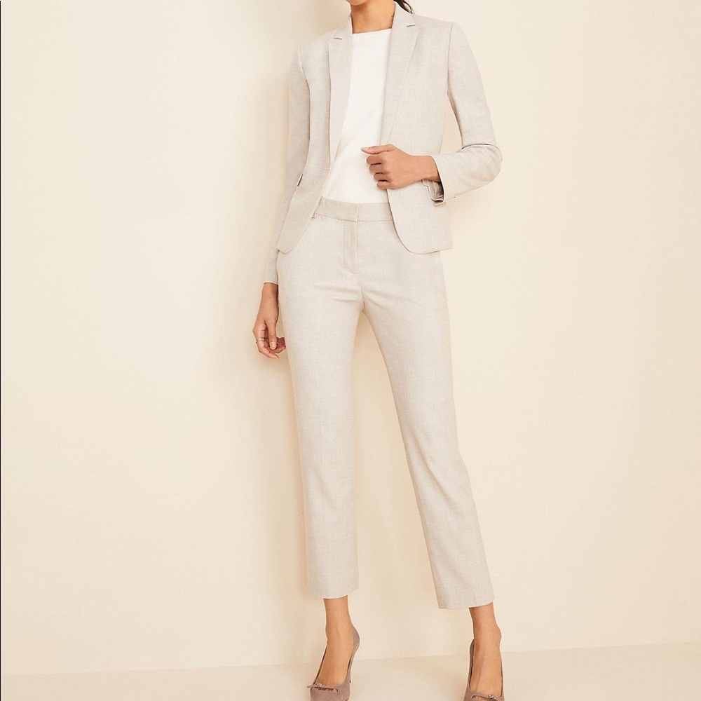Ann Taylor Light Gray Women's Trousers